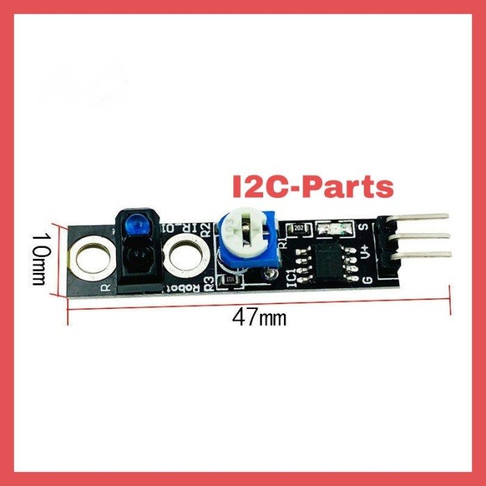 Infrared Line Tracking Black White Detection Sensor Garis Module