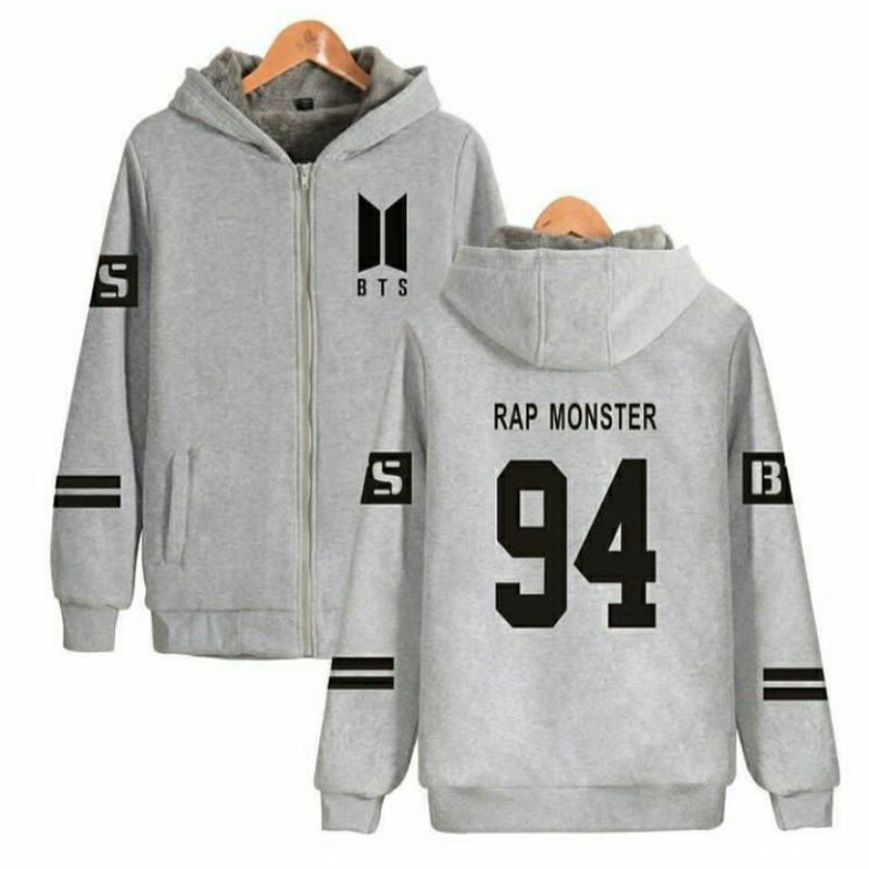 S - XXXXXL(6XL) Jaket SUGA J-HOPE Hoodie JIMIN V RAP ZIPPER KPOP NAMA MEMBER BIGSIZE JUMBO JAKET PRIA WANITA