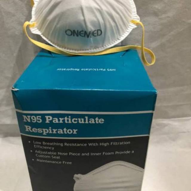 Masker N95 Particulate Respirator / Masker N95 Onemed Harga Per Pcs