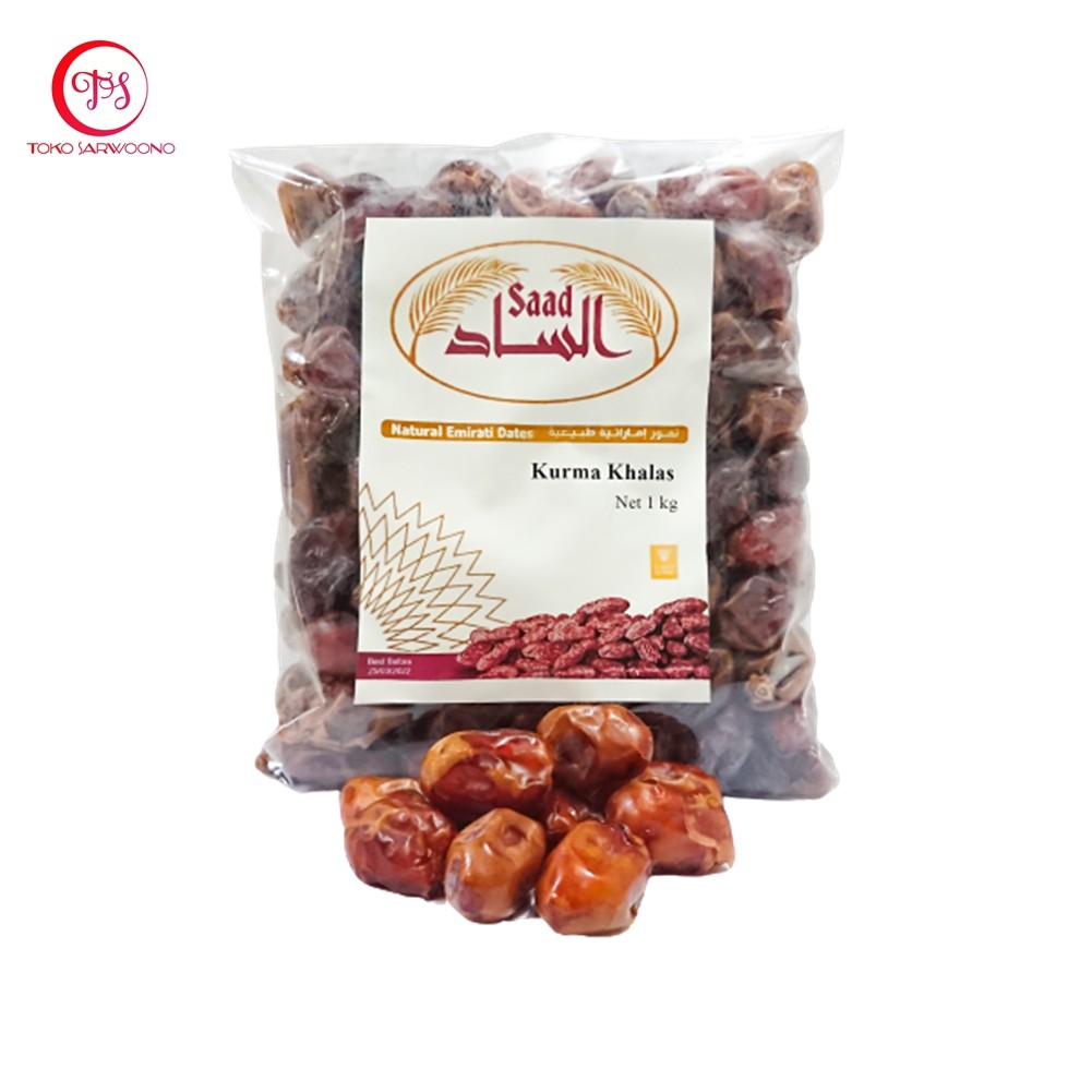 Kurma Khalas Saad 1 kg - Kholas Al Sa'ad Dates