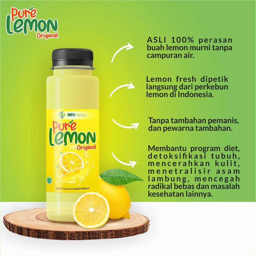 

Pure Lemon 100% Sari Lemon Untuk Imun dan Diet