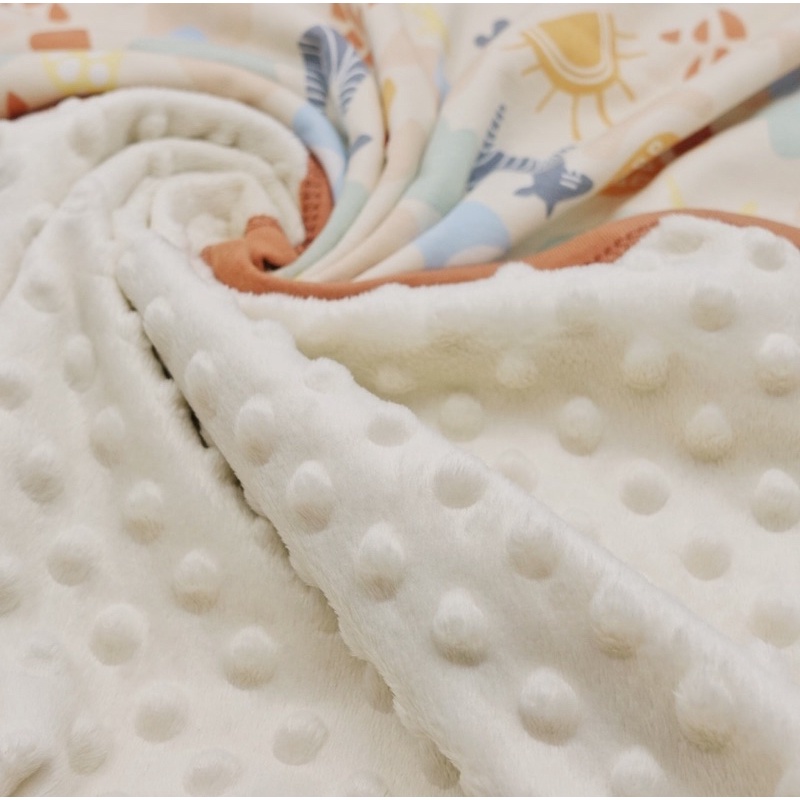 YOBO Baby Blanket (Minky/Emboss) | SELIMUT KAOS BAYI