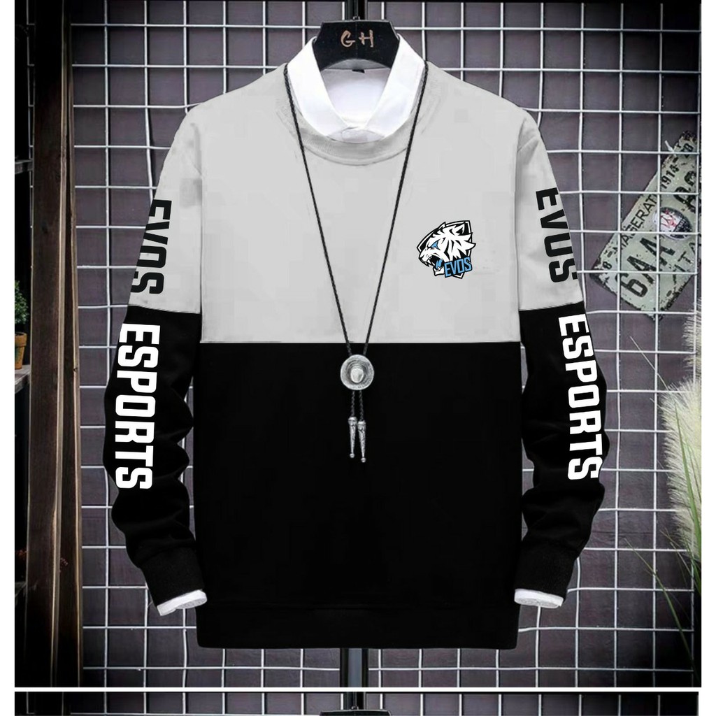 BISA COD - ARPIOS SHOP - Baju ESPORT EVOS - Baju Sweatshirt Pria model Terbaru