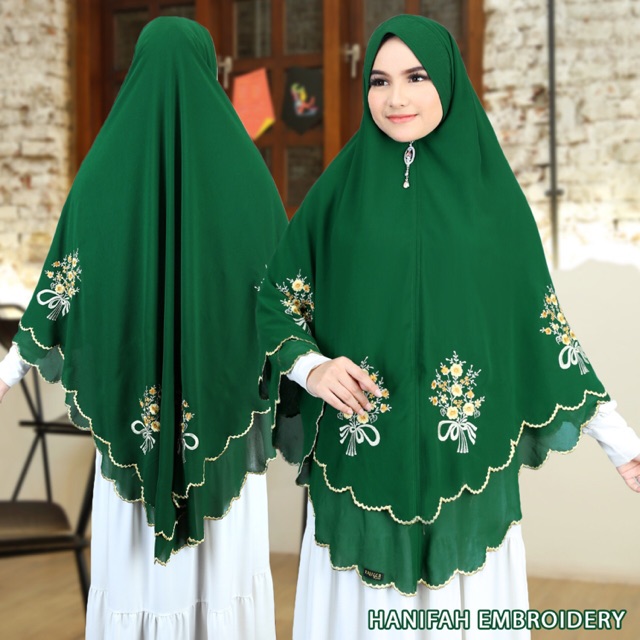 Khimar Hanifa Embroidery