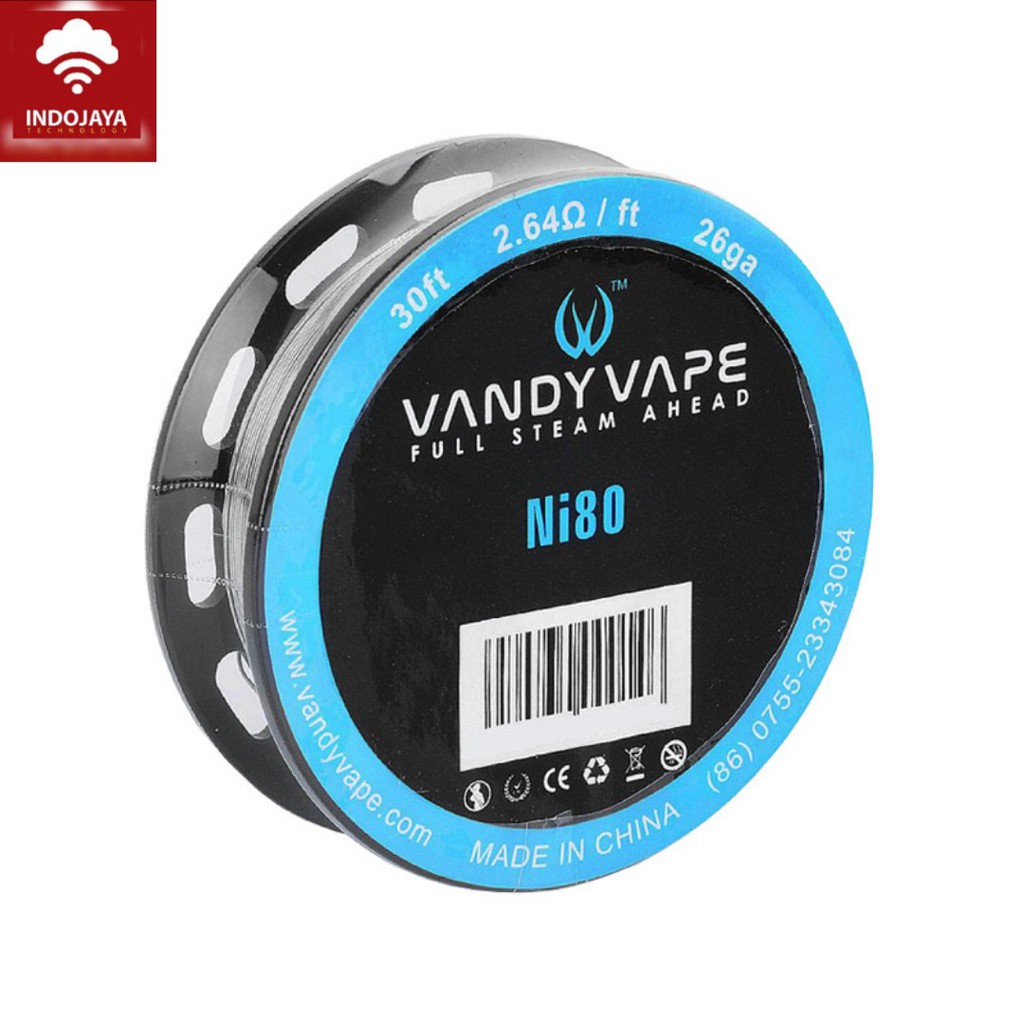 Vandy Vape Wire Pure Nickel Ni80 26 GA 30 Feet [9.15 Meter].