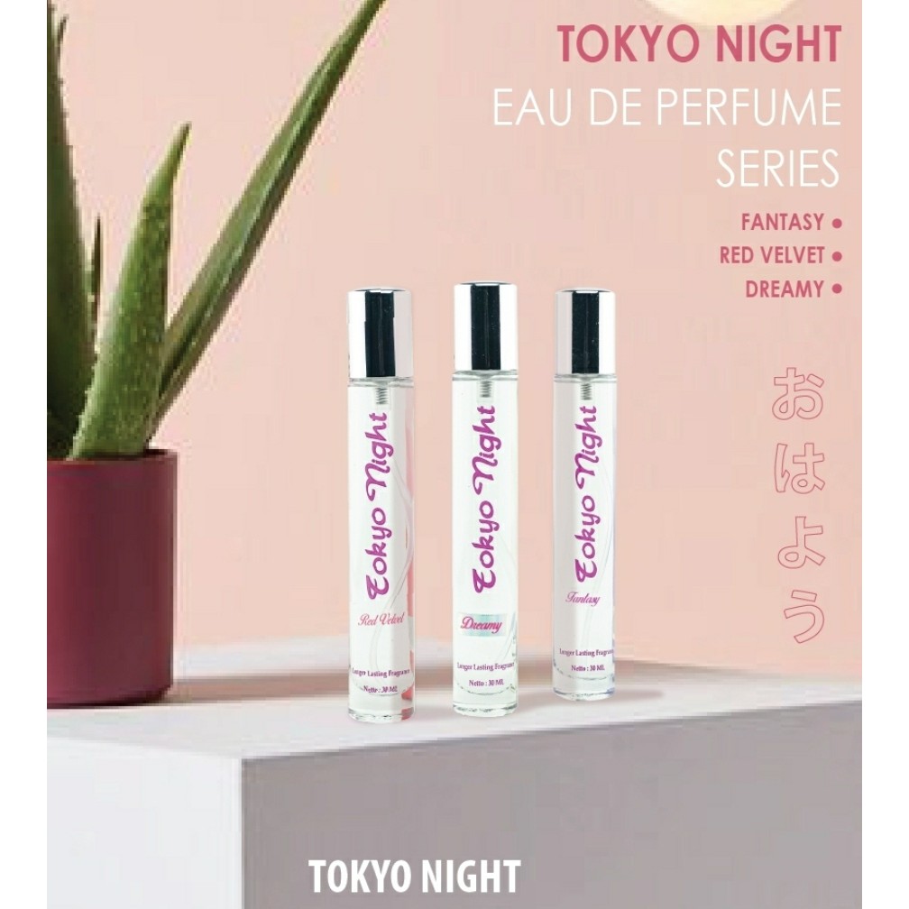 TOKYO NIGHT 30ml Eau De Parfum EDP-Red Velvet (Red)