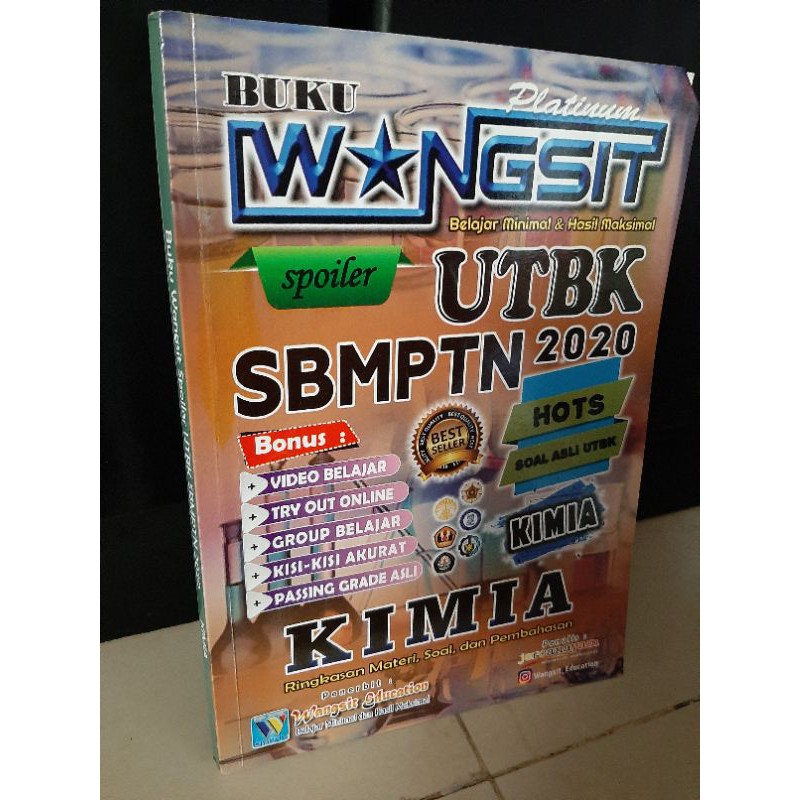 Buku Soal WANGSIT UTBK SBMPTN 2020 KIMIA (Preloved) SMA