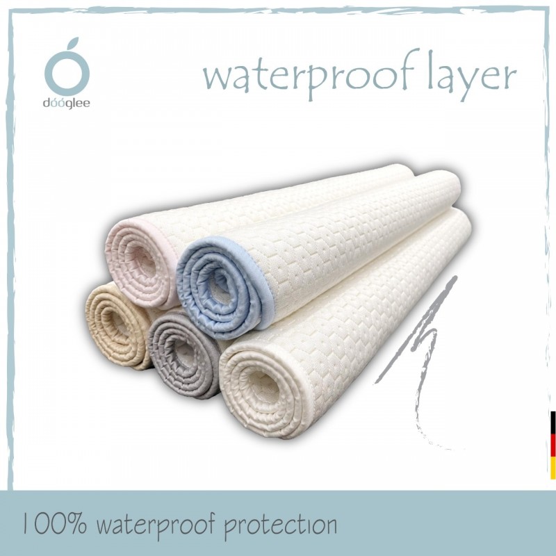 Dooglee Waterproof Double Sided Layer Perlak Bayi 35 x 50 cm Size S - Pilih Warna