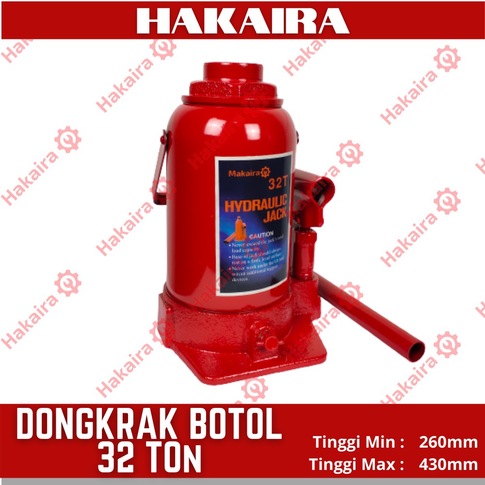 DONGKRAK BOTOL 32 TON HAKAIRA - HYDRAULIC BOTTLE JACK