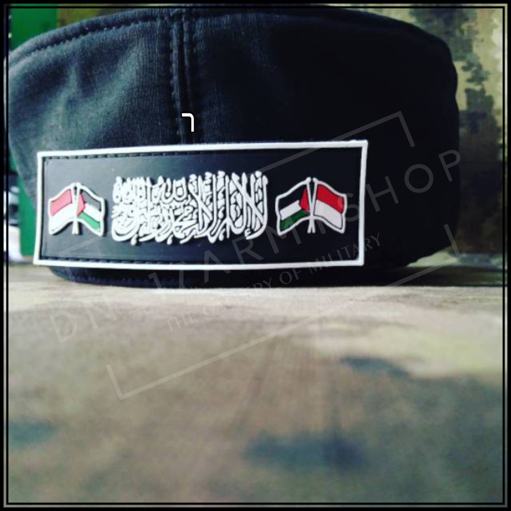 Patch Rubber Tauhid, Bendera Palestina, Bendera Turkey