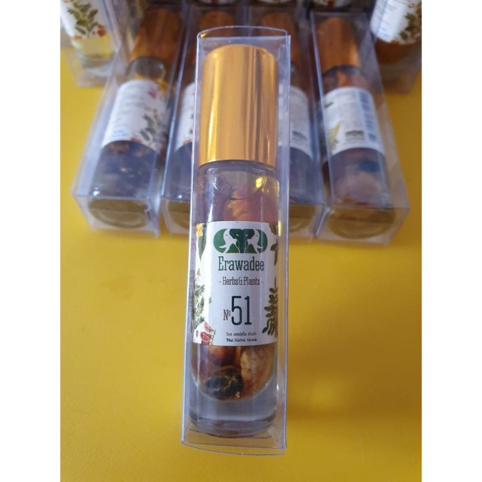 COD ERAWADEE 51 MINYAK GOSOK ROLL ON - 100% ORIGINAL THAILAND - Biru