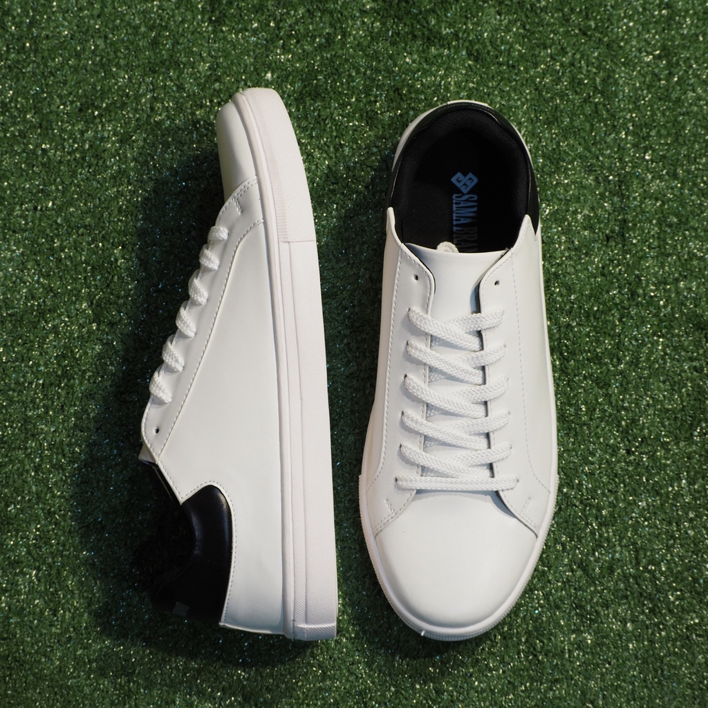 Sepatu Sneakers Casual Pria Sama Brand - SB BLANC BLACK