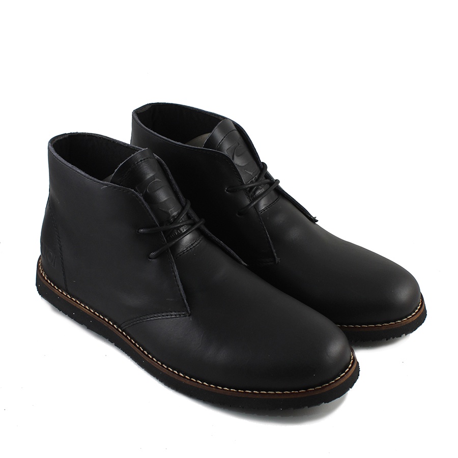 Sauqi Footwear Chukka Sepatu Boots  Kulit Asli (CH) - Cokelat