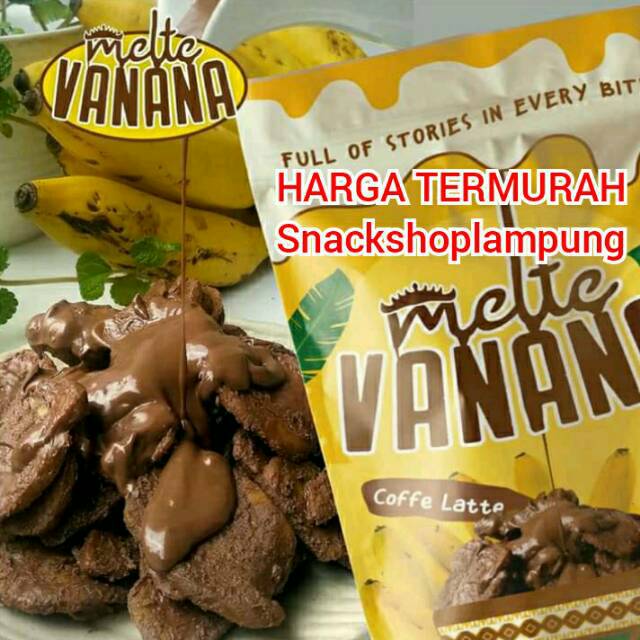 TERMURAH Keripik Pisang Melte Vanana best seller lampung 120gr