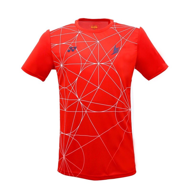 Jersey Badminton Yonex RM-S092-1808-COC19-S / Fiery Red