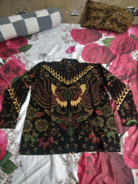 Size M L Xl Xxl Xxxl Bswart Batik Hrb026 Kenongo Hem Pendek Padi Pekalongan M L Xl Batik