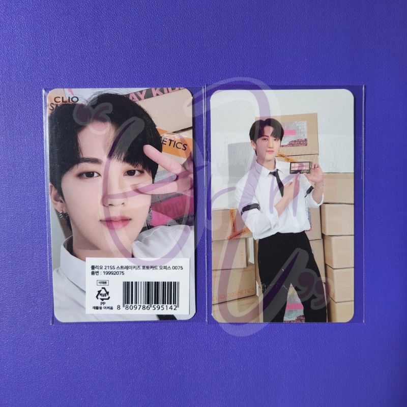 [READY] OFFICIAL PC PHOTOCARD CHANGBIN STRAY KIDS SKZ CLIO DOUBLE SIDE SEALED