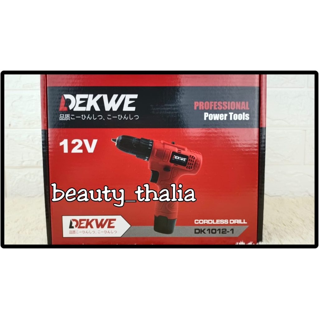 Mesin Bor /Cordless DEKWE 12V-single