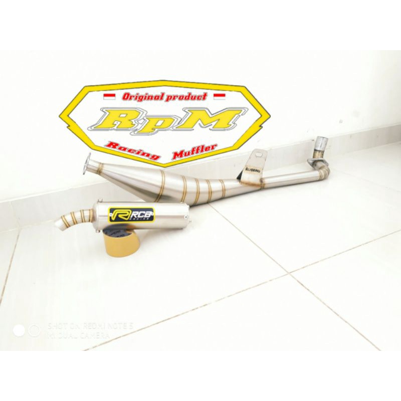 Knalpot Racing Suzuki BRAVO - RC 100 - RC 80 RCB Stainles