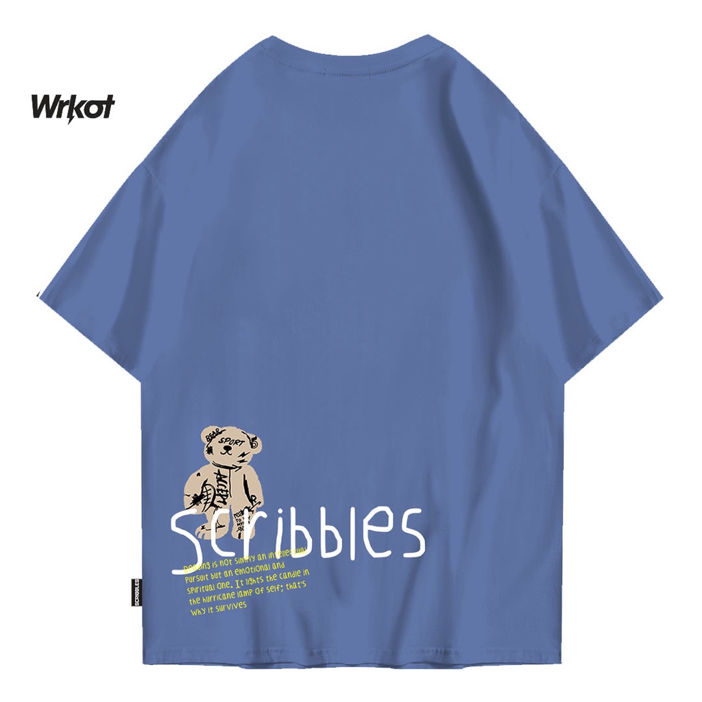 Workout Stretwear x Scribbles Kaos Oversize Original Workout Survives