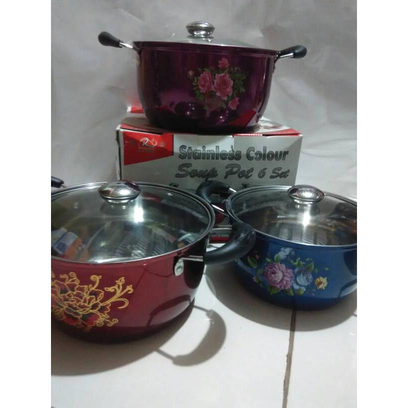 Soup Pot 6pcs /Panci Set Rui Xing