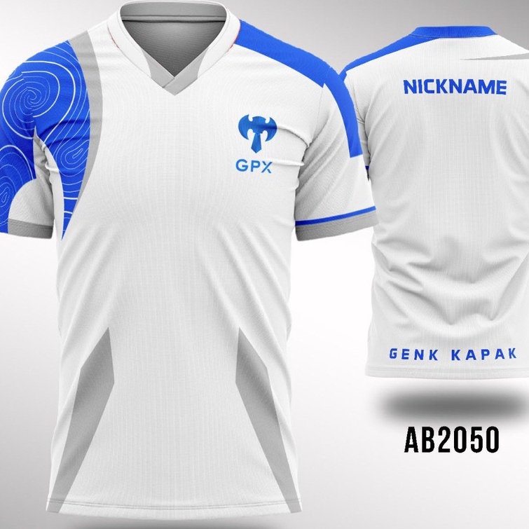 KAOS ESPORTS JERSEY GPX BAJU GENK KAPAK GAMING 2021