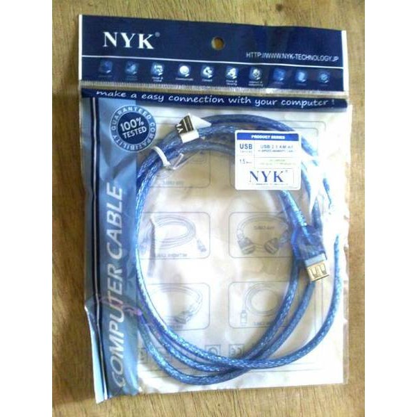 Kabel Ekstensi USB NYK  High Quality