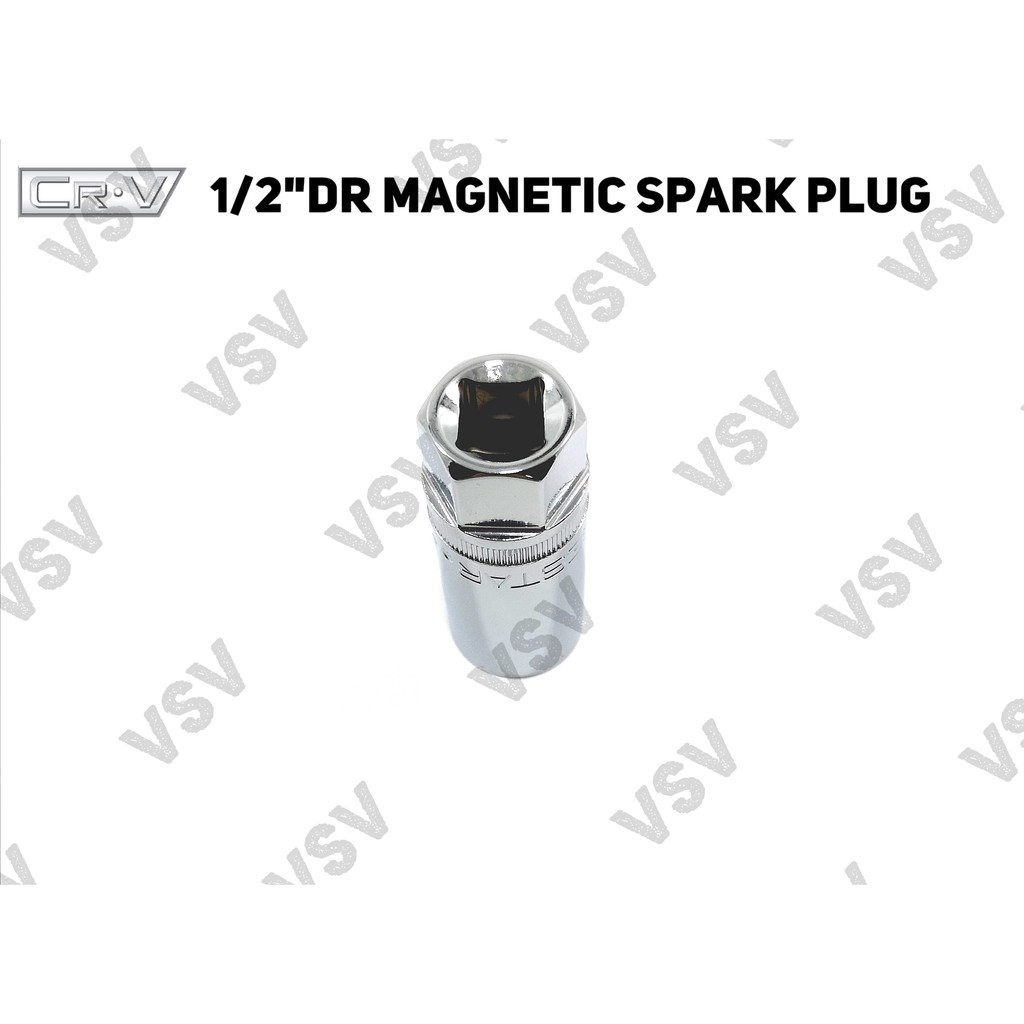 Gestar 1/2&quot;Dr Magnetic Spark Plug 21mm Kunci Busi Magnet Kunci Shock busi