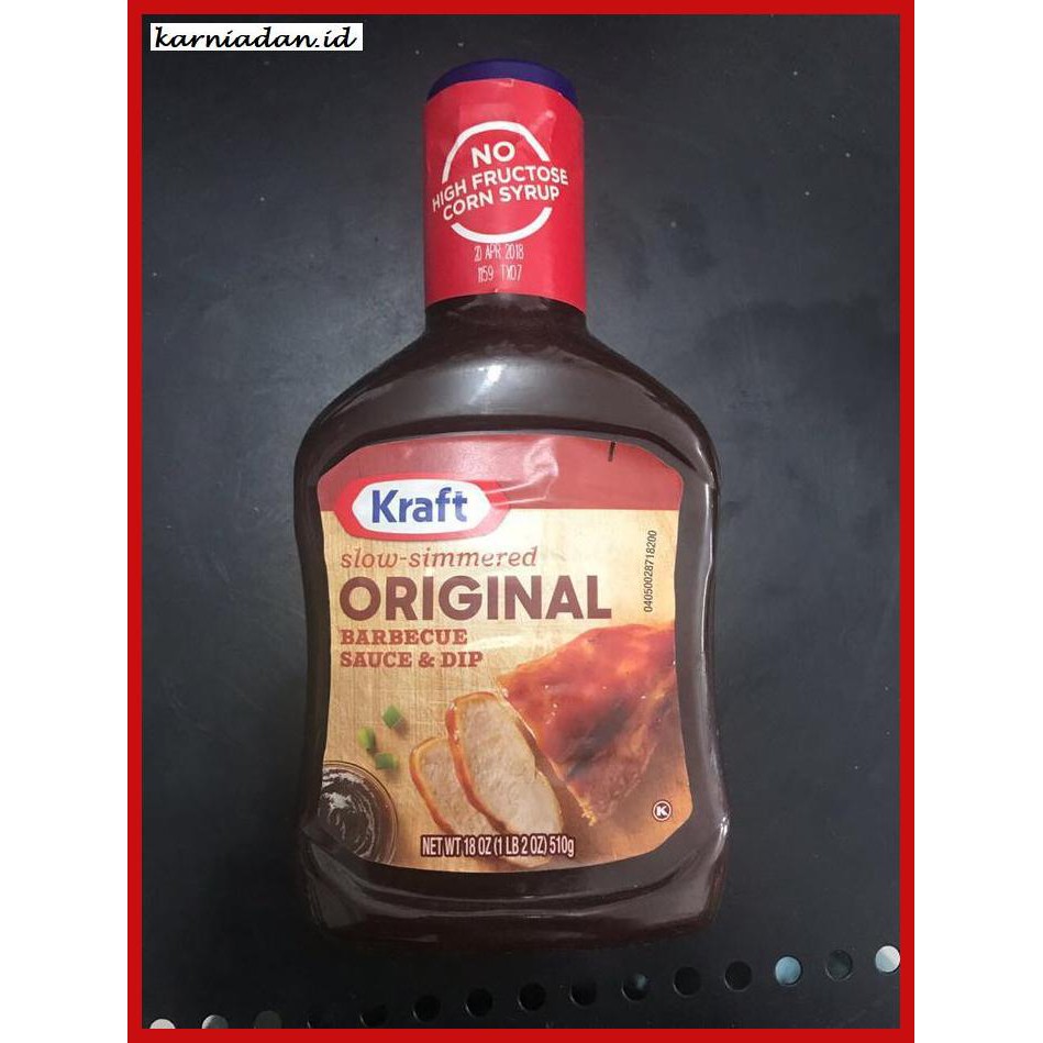

gnidderdsaus- kraft slow-simmered original barbeque sauce & dip -asliiiiii.