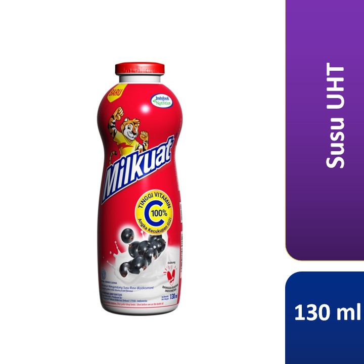 Milkuat Blackcurrant Botol 130ml