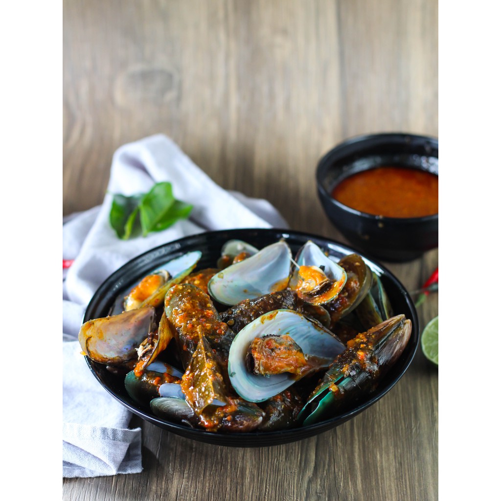 

Kerang Hijau 1 Porsi, 1/2 Kg, 1 Kg Dengan 4 Pilihan Saus