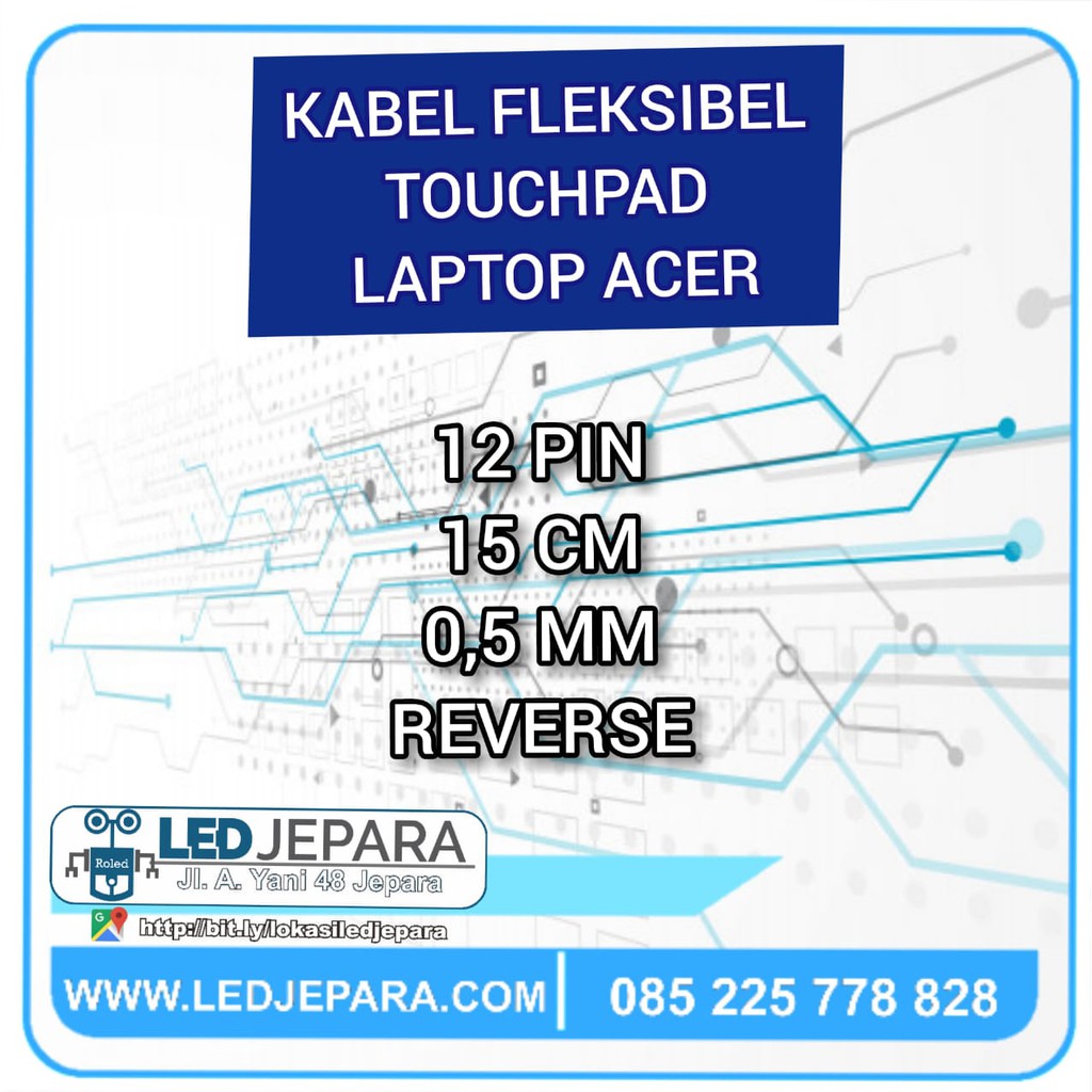 Kabel Flexible Touchpad Laptop Acer 12 Pin 15 CM REVERSE