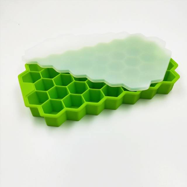 Silicone Cetakan Es Batu Honey Comb Cetakan Es Flexible Ice Cube Tray Hexagon