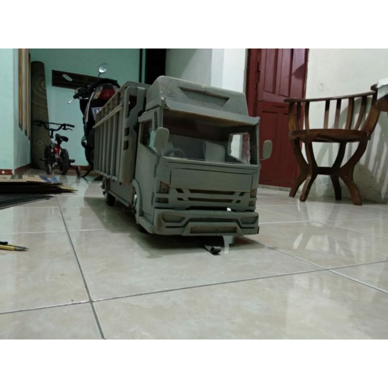 Miniatur Truk Kayu Skala Besar Shopee Indonesia