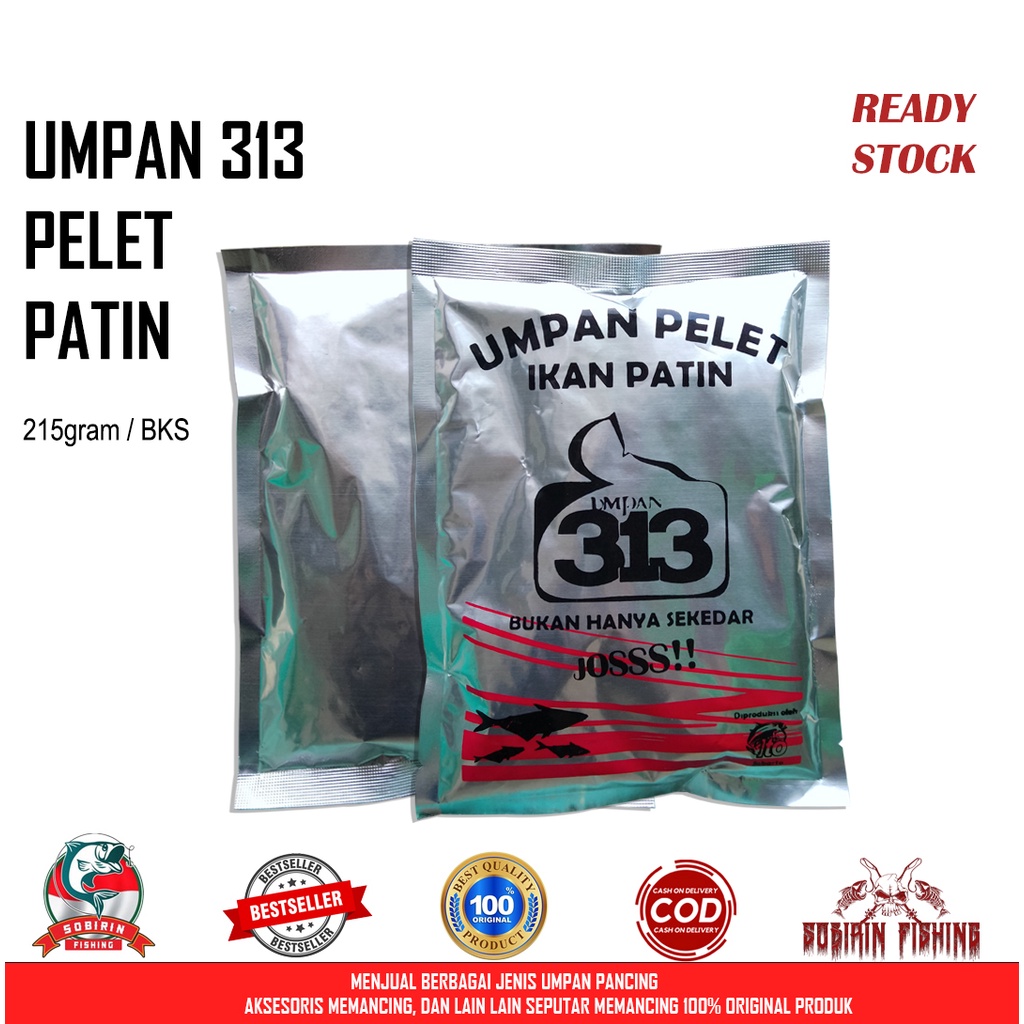 Pelet amis - pelet patin 313  DJEMPOL - Umpan pelet ikan patin