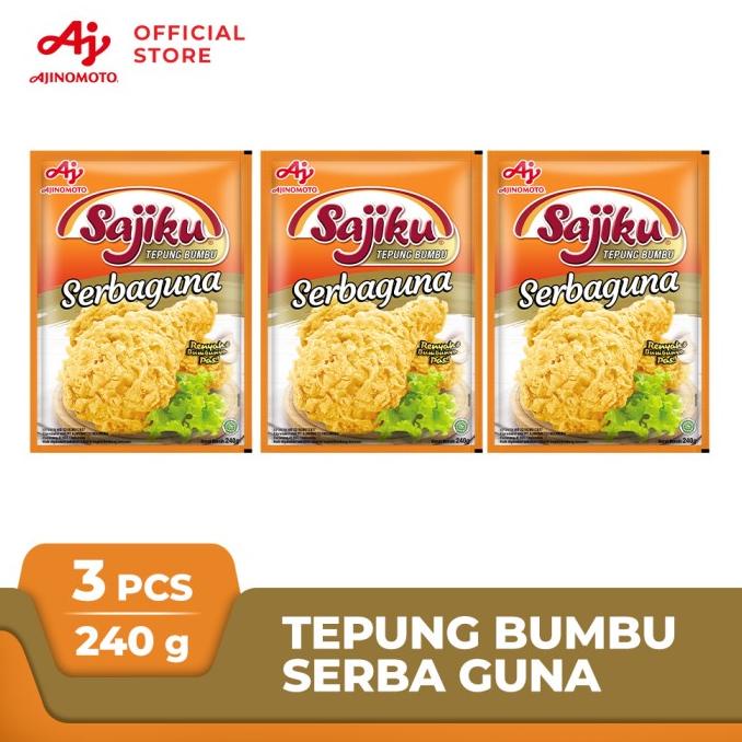 

Sajiku Tepung Bumbu Serba Guna 240g (3 pcs)