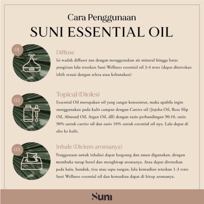 Suni Wellness Essential Oil Sandalwood 10ml - Sandalwood Essential Oil