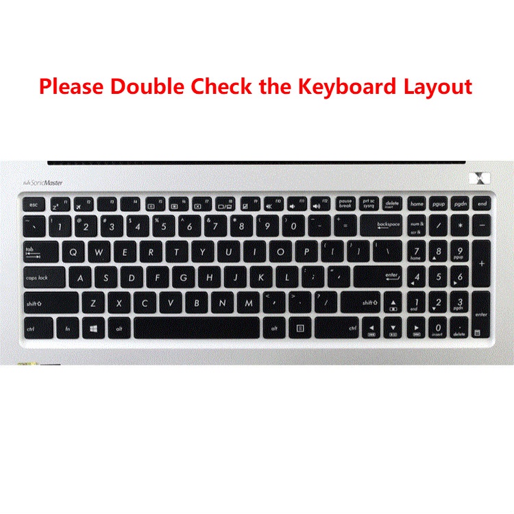 For 15.6 Inches Asus Wanshi 5 Generation FL8000UN Soft Ultra-thin Silicone Laptop Keyboard Cover Protector