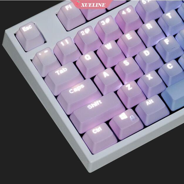 104 -key PBT Set Word penetration dyed Keycap Switches Mechanical Keyboar |XUELI|