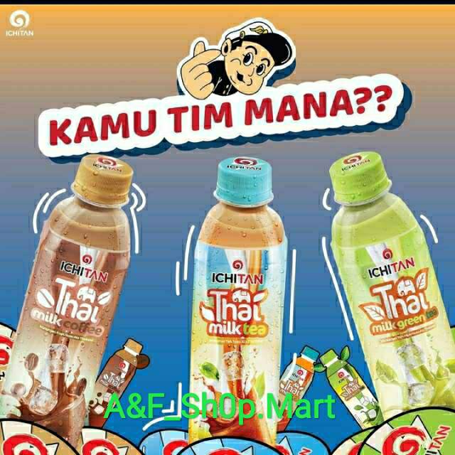 ICHITAN THAI 310 ML ALL VARIAN MILK COFFE, MILK GREEN TEA