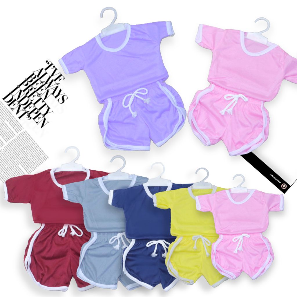 SETELAN BAJU RINGER CUPA ANAK / SETELAN ANAK POLOS / SETELAN UNISEX ANAK / SETELAN RINGER ANAK P2