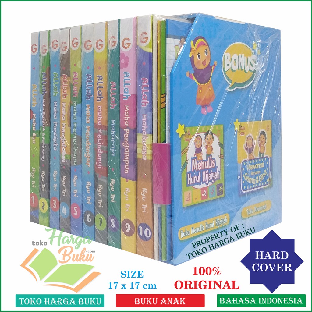 Balitaku Saleh Seri Aqidah KOMPLIT 1SET BOARDBOOK Isi 10 Buku Balitaku Shalih GIP