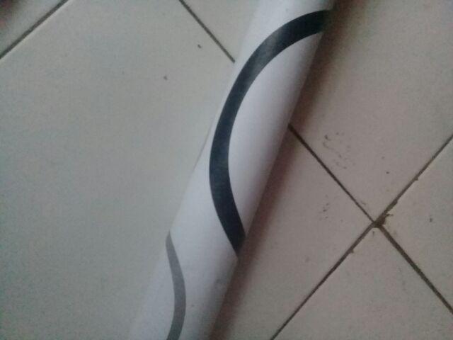 Wallpaper Dinding Ruang Tamu Rumah Kamar Tidur Murah  Polkadot Hitam Putih Terbagus Terlaris Elegan