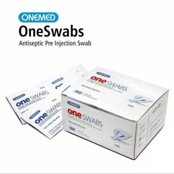 ALKOHOL SWAB ONEMED (ONE SWAB) BOX 100 PCS