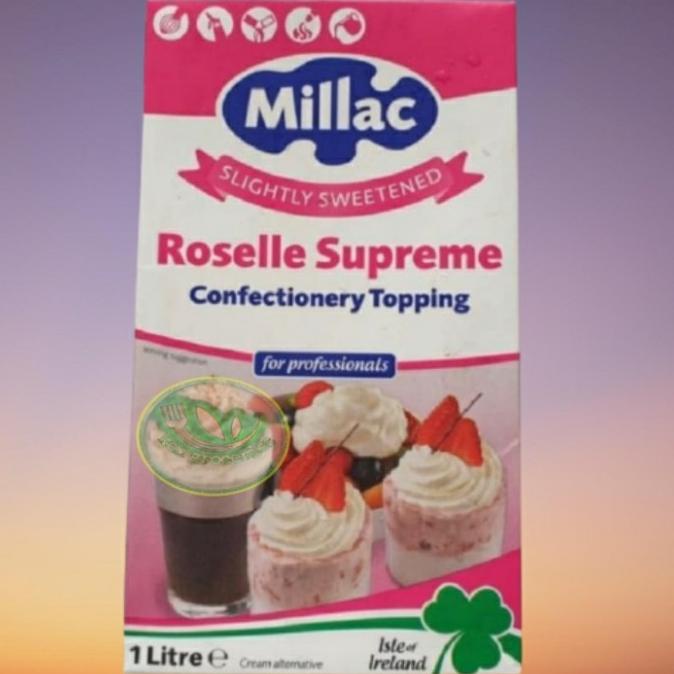 

(BISA COD) millac roselle supreme whipping cream 1 ltr
