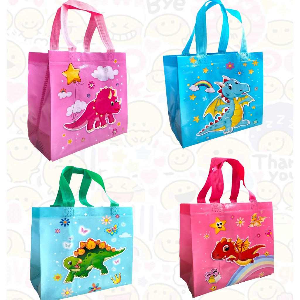 

TAS SOUVENIR ULANG TAHUN DINOSAURUS GOODIEBAGS CUTE DINO
