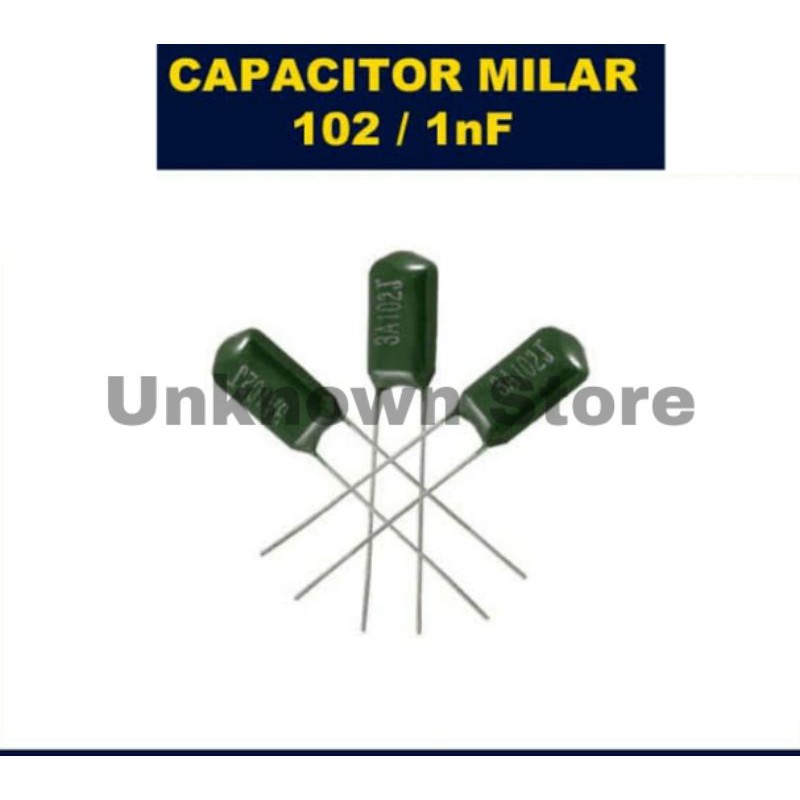 Capasitor Milar 1nF 102