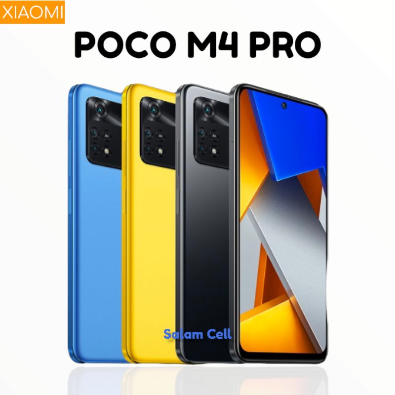 Xiaomi Redmi POCO M4 PRO Ram 8/256GB NFC 90Hz Super AMOLED FHD+ 64MP Triple Camera 33W Pro Fast Charge Garansi Resmi TAM