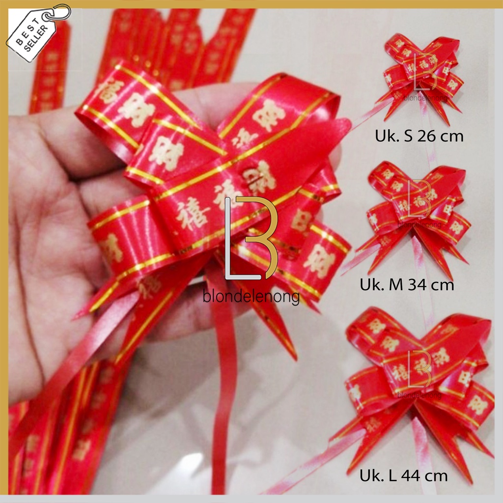 

Pita Tarik Serut Jepang Aksesoris Asesoris Merah Emas Gold Hiasan Hias Dekorasi Kado Fu Fuk Imlek Sincia Chinese New Year Cny Ribbon Ribon 1 Set Pack Ukuran Size Besar Sedang Medium Kecil Murah