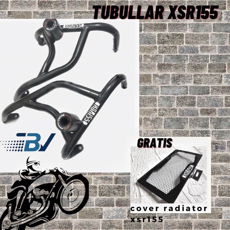Crash Bar XSR 155 Frame Slider XSR 155 Pelindung Body XSR 155 Tubular Yamaha XSR 155 Free Cover Radi